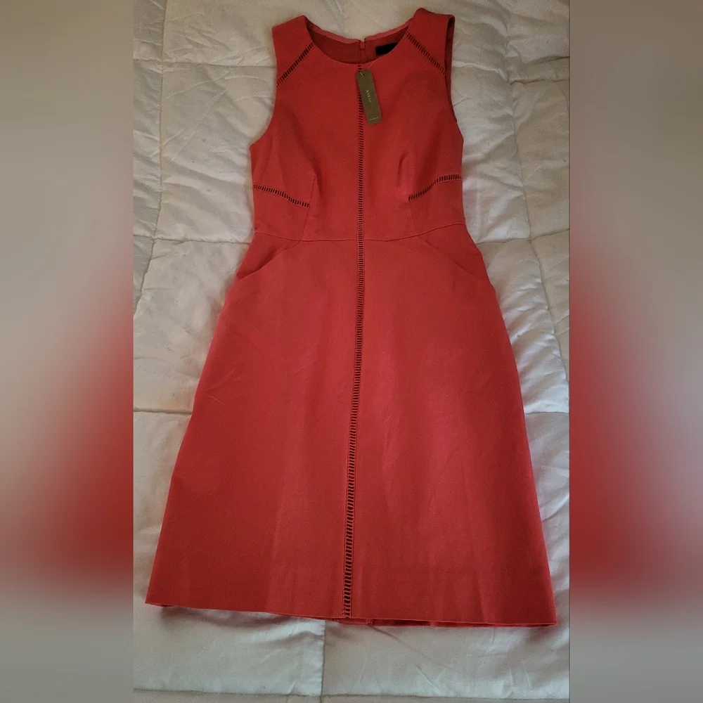 J.Crew dress linen orange size 4nwt - Picture 16 of 16